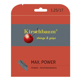 Tenisové Struny Kirschbaum Max Power  12m anthrazit